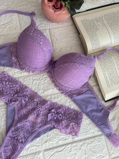 Conjunto De Renda Lingerie Sexy