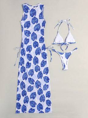 Conjunto de Maiô Bikini + Verão na Praia