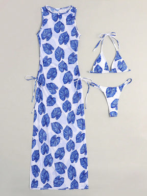 Conjunto de Maiô Bikini + Verão na Praia